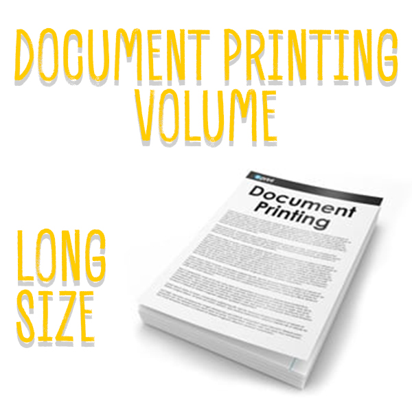 Document Print - Bulk - A4/LONG